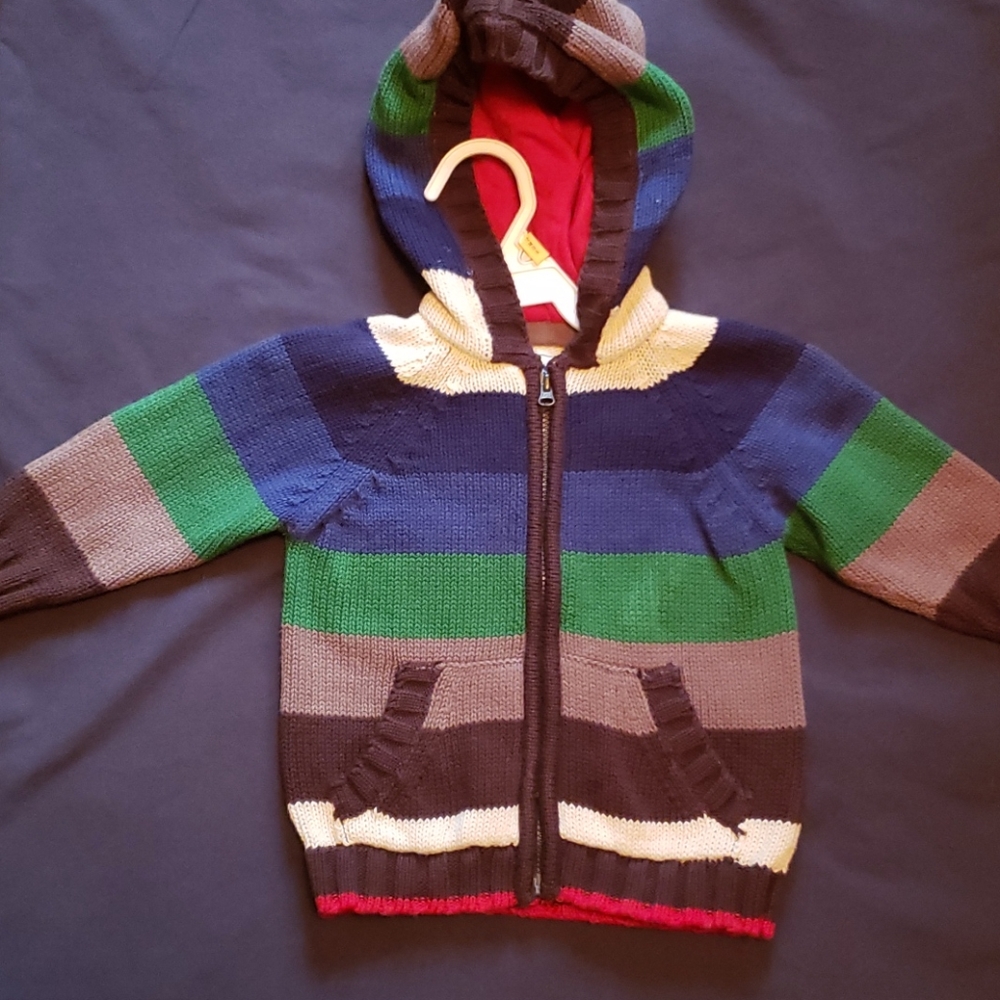 OshKosh Hooded Zippered Sweater